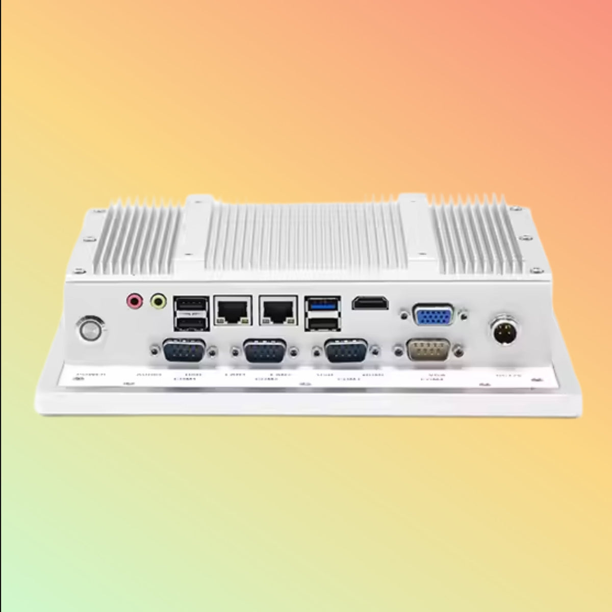 10" Fanless Industrial Touch Panel PC – Dual LAN, Win10/L...