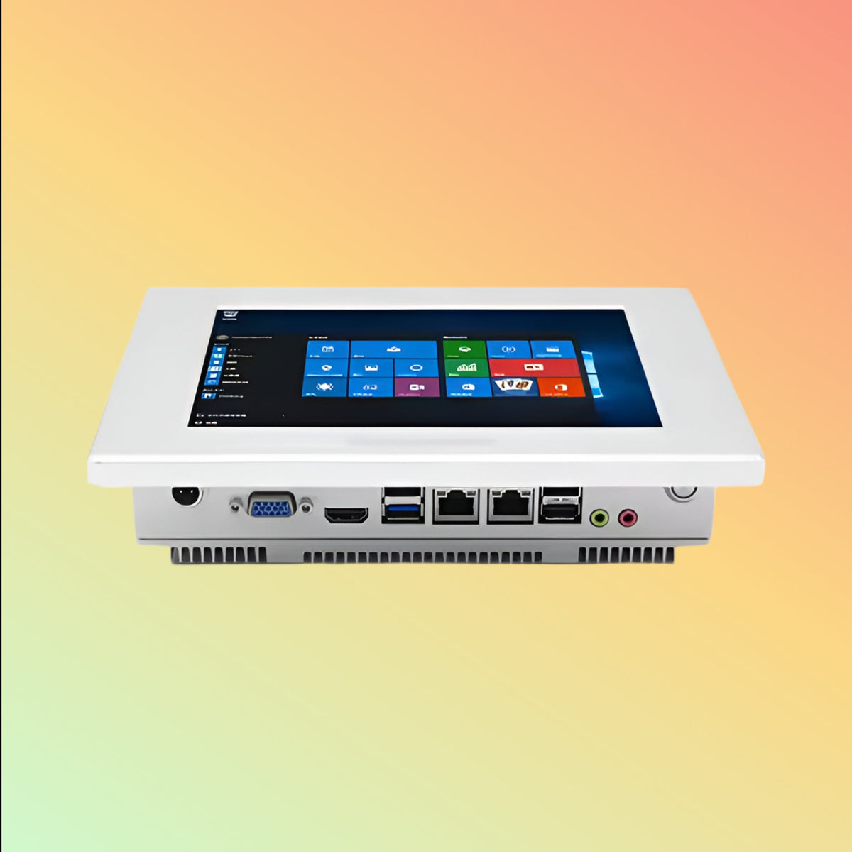 10" Fanless Industrial Touch Panel PC – Dual LAN, Win10/L...