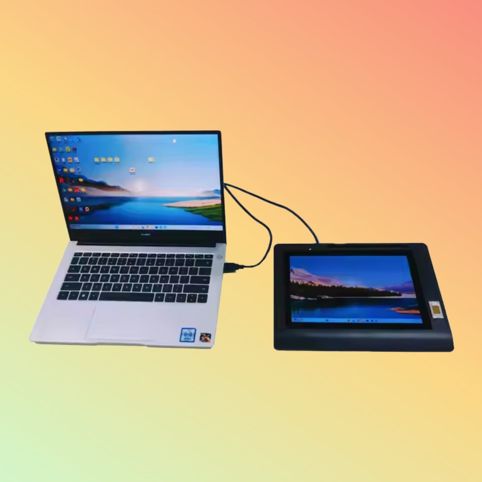 10.1inch Fingerprint Signature Pad OEM Paperless Office Security Signature Pad Electronic Signature Device Smart Drawing Tablet - NEOTECH