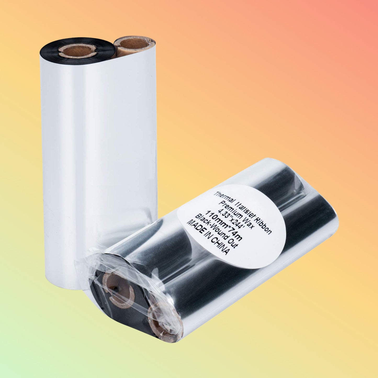 110mm x 74m Premium Wax Barcode Ribbon - NEOTECH