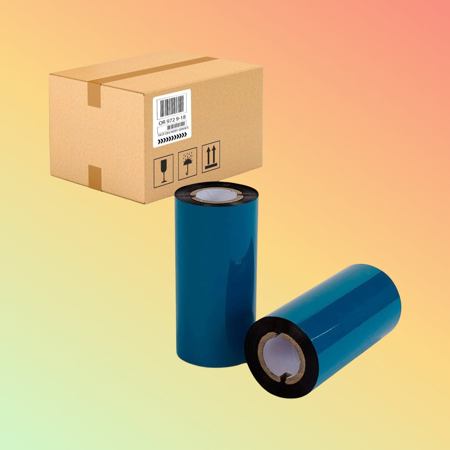 110mm x 74m Wax Ribbon for Barcode Printers - NEOTECH