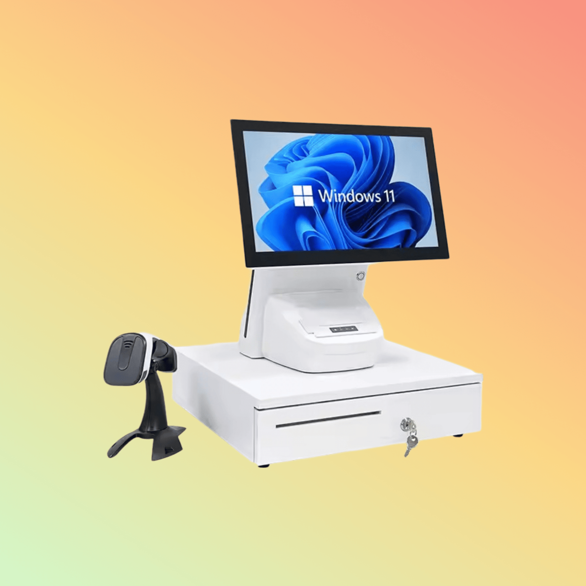 1908A Electronic Cash Register Machine Point Of Sale System All In One Touch Screen Pos Terminal Pos System For Retail - NEOTECH