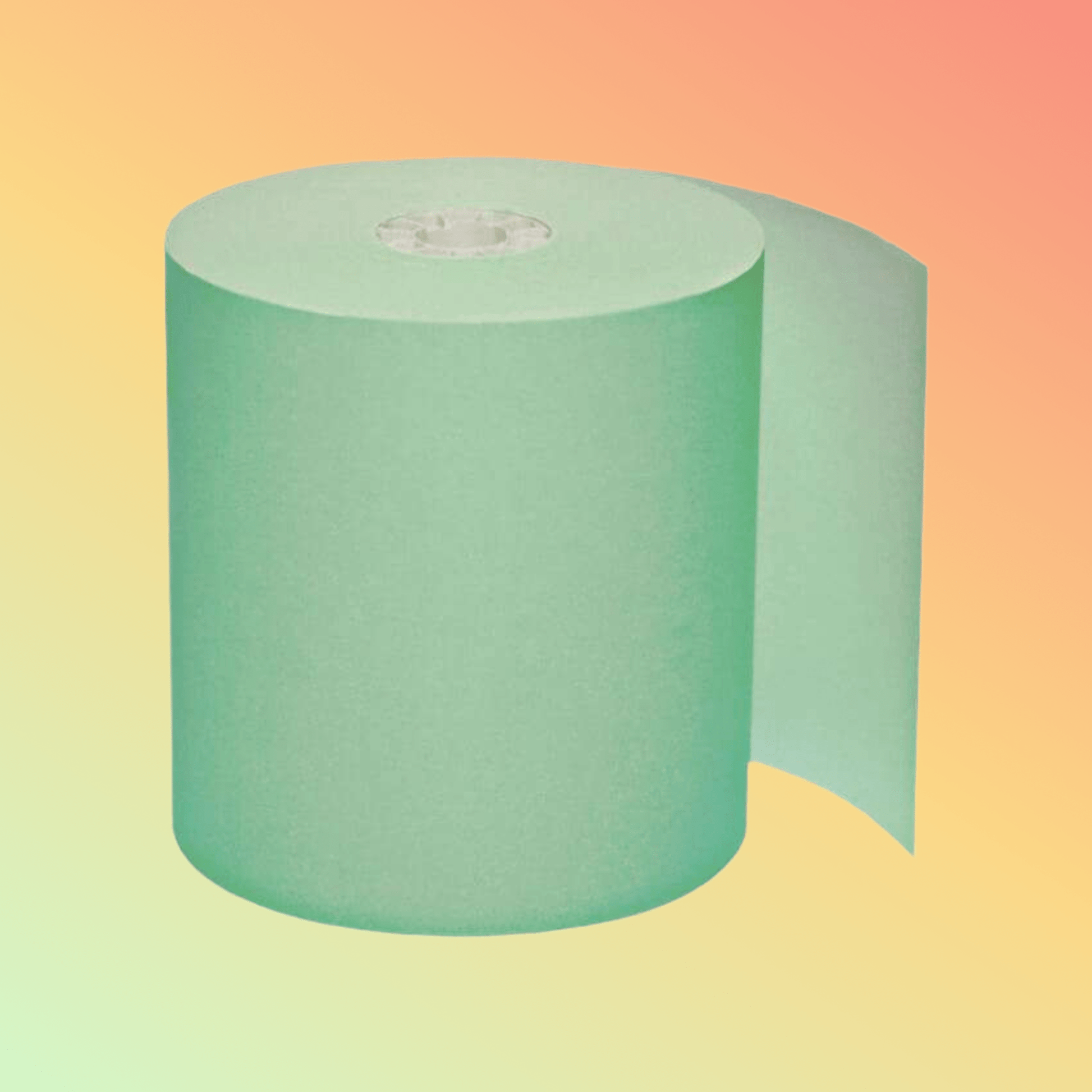 3 1/8" x 230' Green Thermal Paper Rolls - NEOTECH