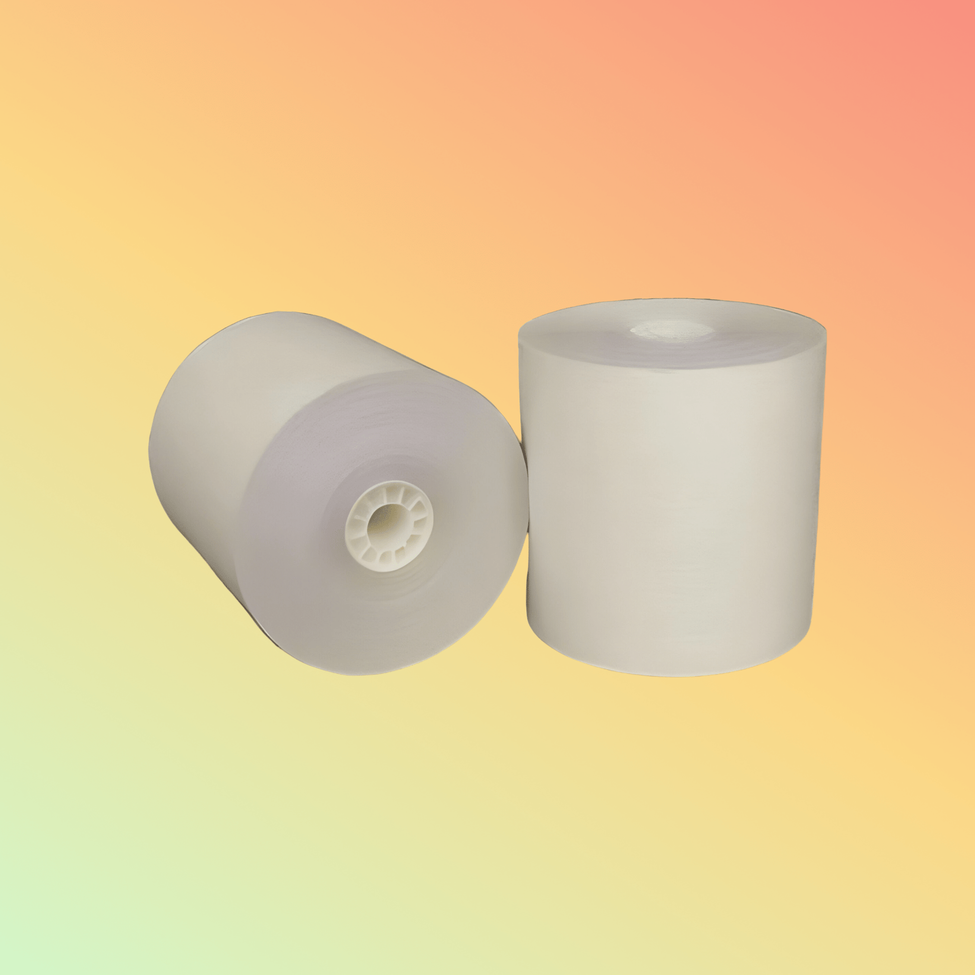 3" x 100' 2 Ply Carbonless Paper Rolls - NEOTECH