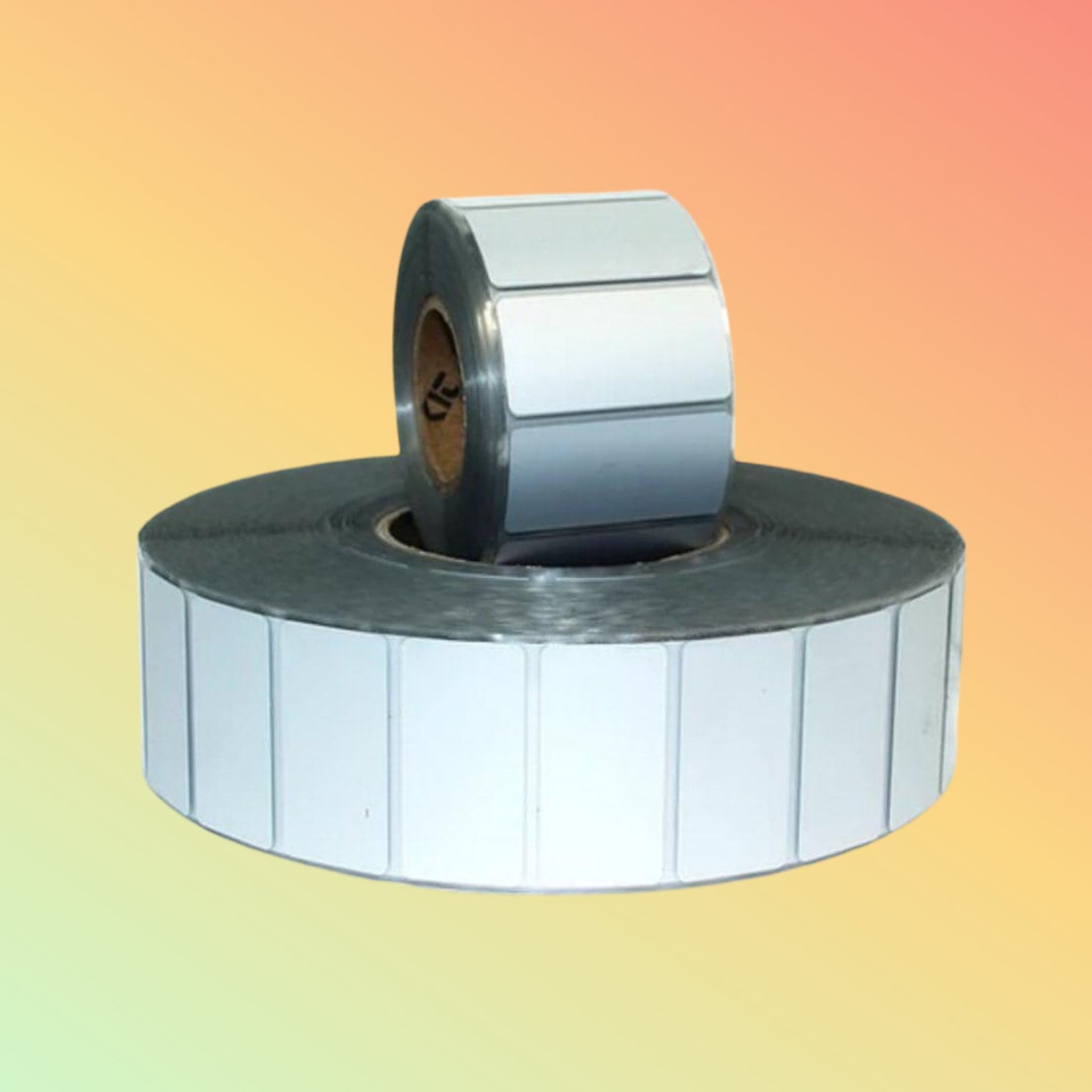 3M Silver Asset Labels - Pack of 10 Rolls (50x25mm) - NEOTECH