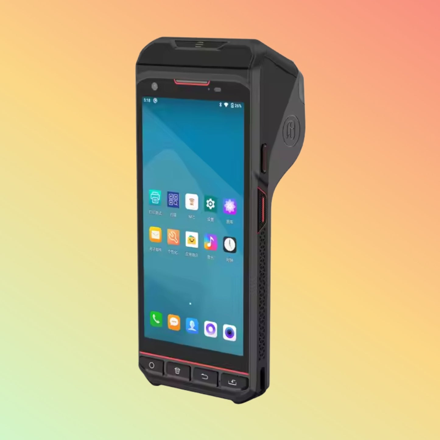 5" Handheld PDA with RFID, Thermal Printing, Android 10 for Tolling - NEOTECH