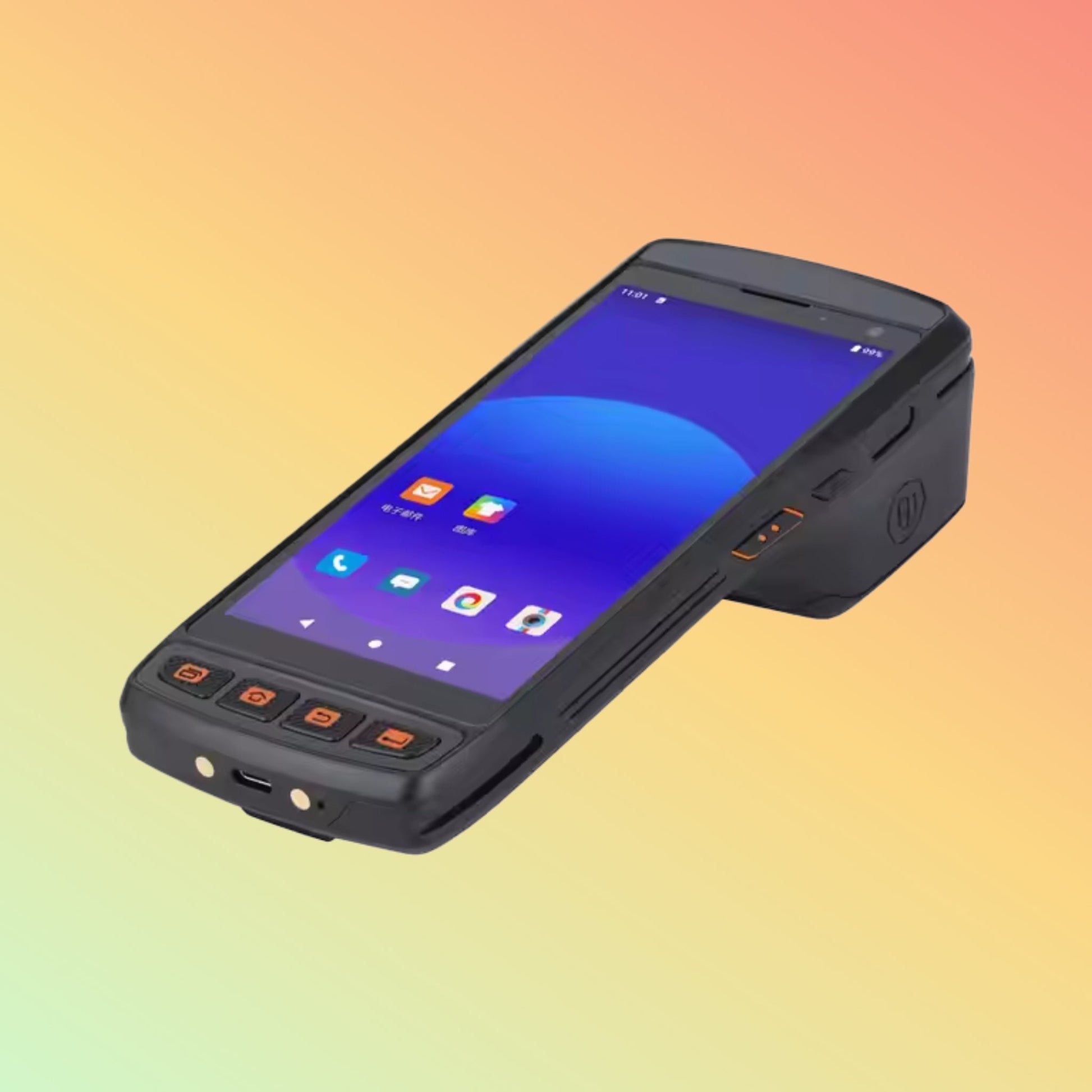 5.5" Android 11 Industrial PDA, 2D Scanner, NFC, IP65, Integrated Printer - NEOTECH