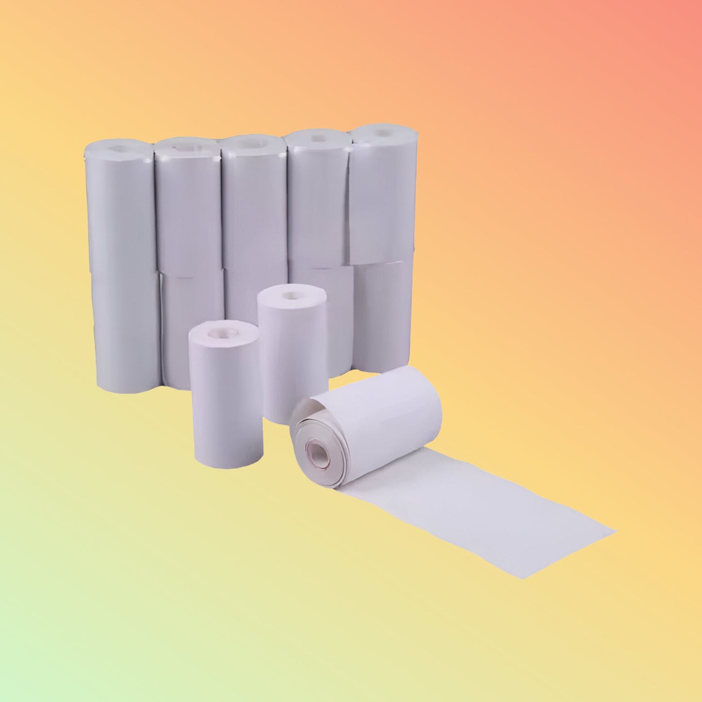 55g 57x38mm Thermal Receipt Paper Rolls, Custom Stickers for POS/ATM - NEOTECH