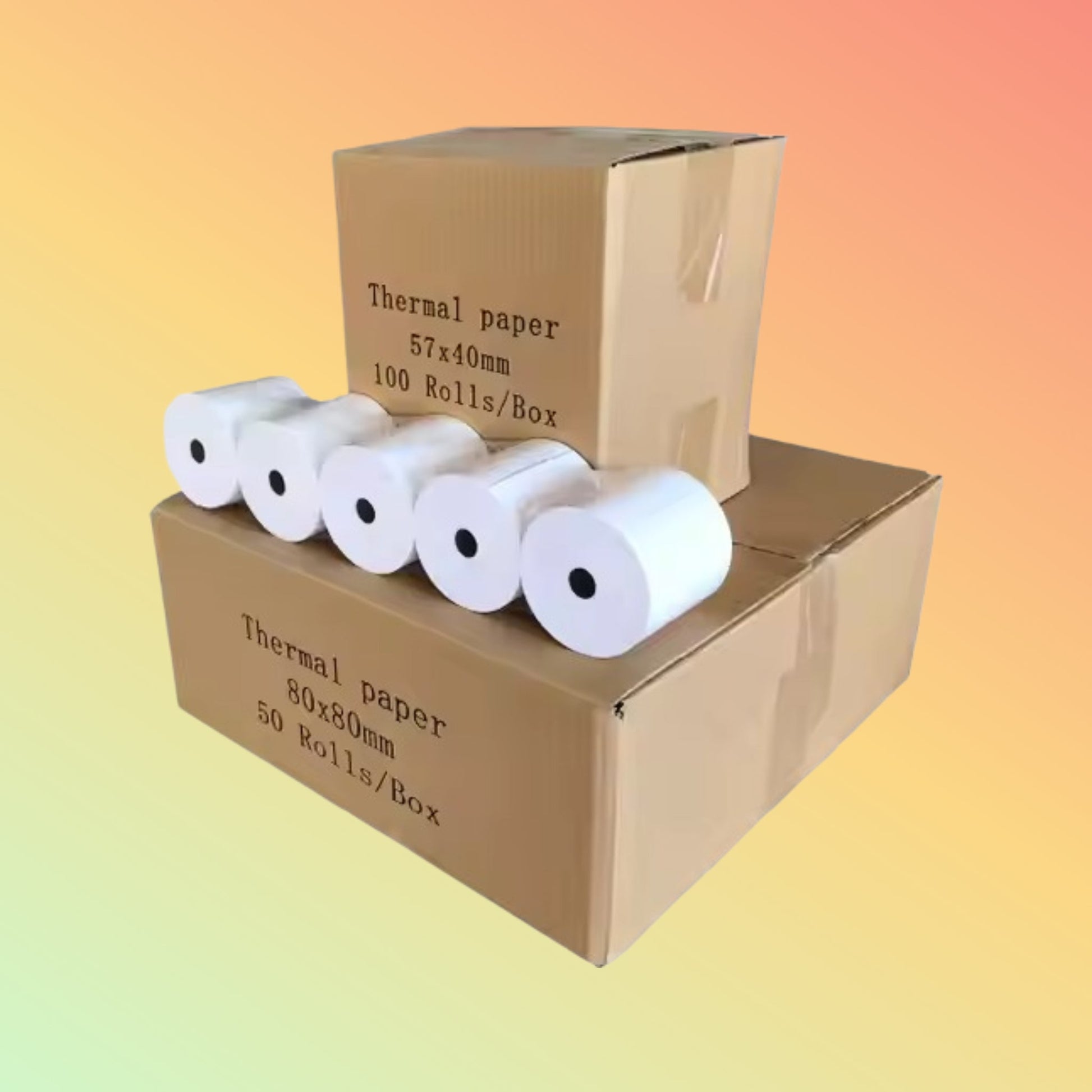 57x40mm Premium Quality Thermal Paper Roll Cash Register Paper for POS ATM Bank - NEOTECH