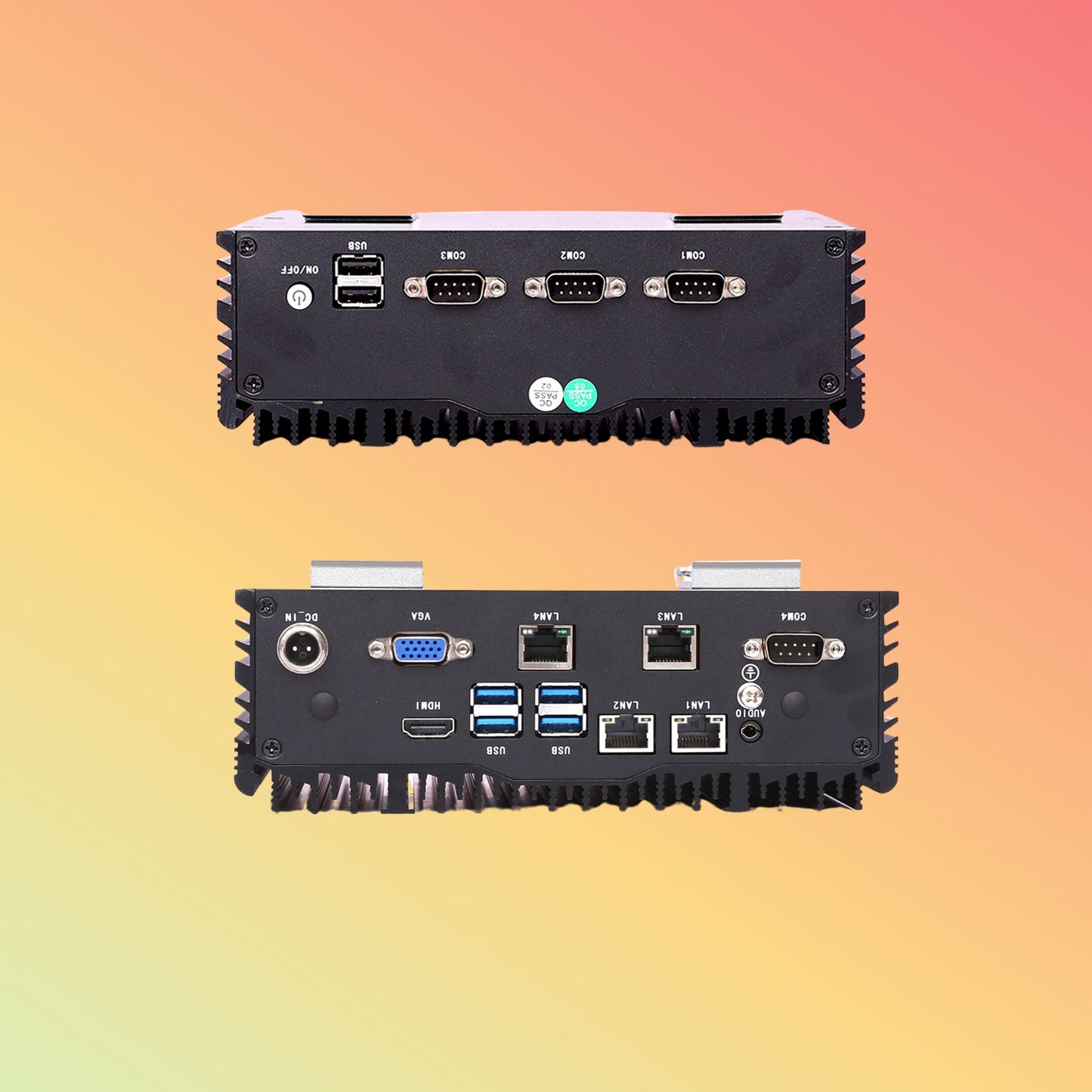 CESIPC Intel 12th I3 I5 I7 Rugged Industrial Box PC I5 Computer Window Linux Usb Fanless Industrial Embedded Mini Pc Support 4g