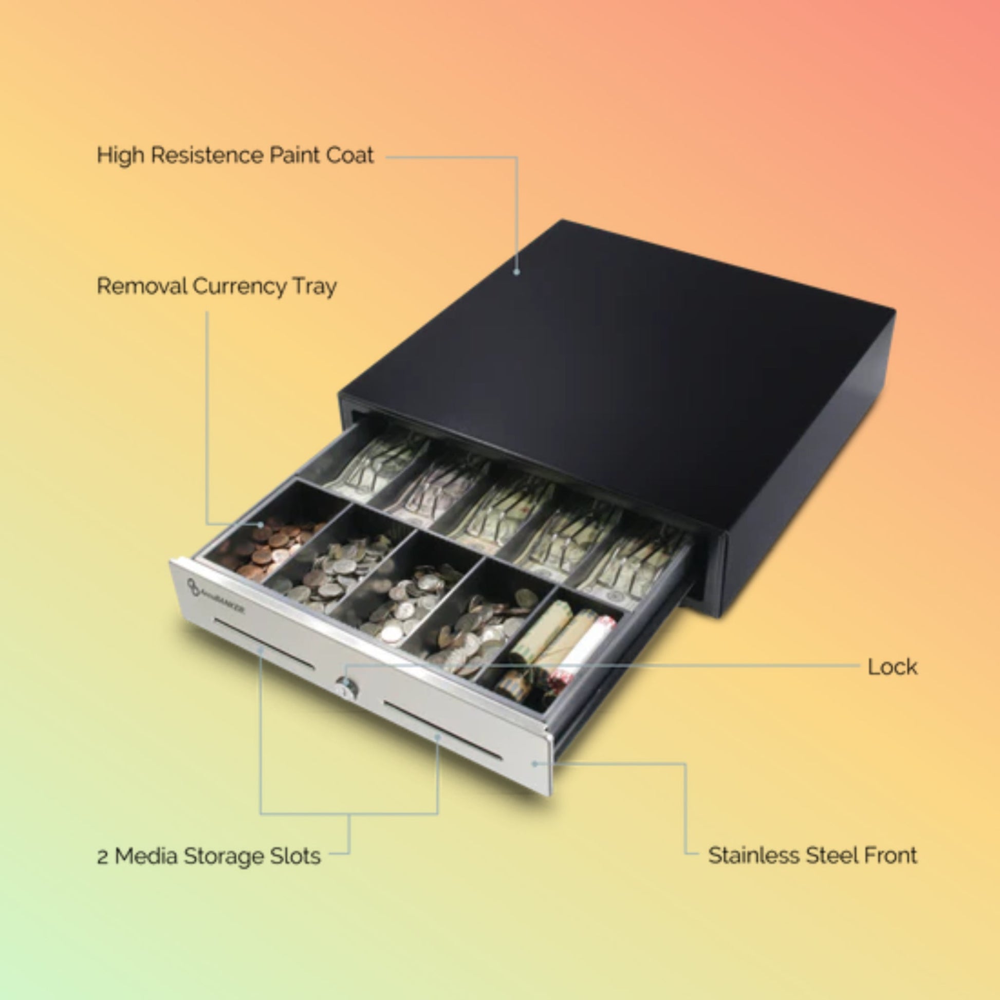 AccuBANKER AB - CD50 Cash Drawer - NEOTECH