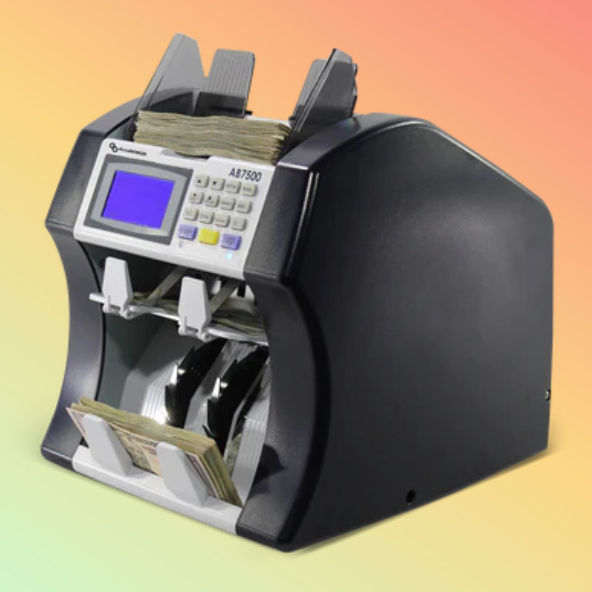 AccuBANKER AB7500 Enterprise Dual Pocket Mixed Bill Value Counter - NEOTECH