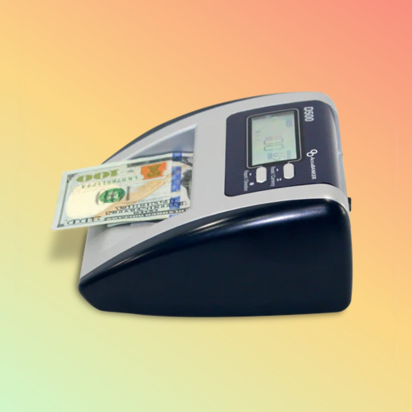 AccuBANKER D500 Automatic Counterfeit Bill and Value Detector - NEOTECH