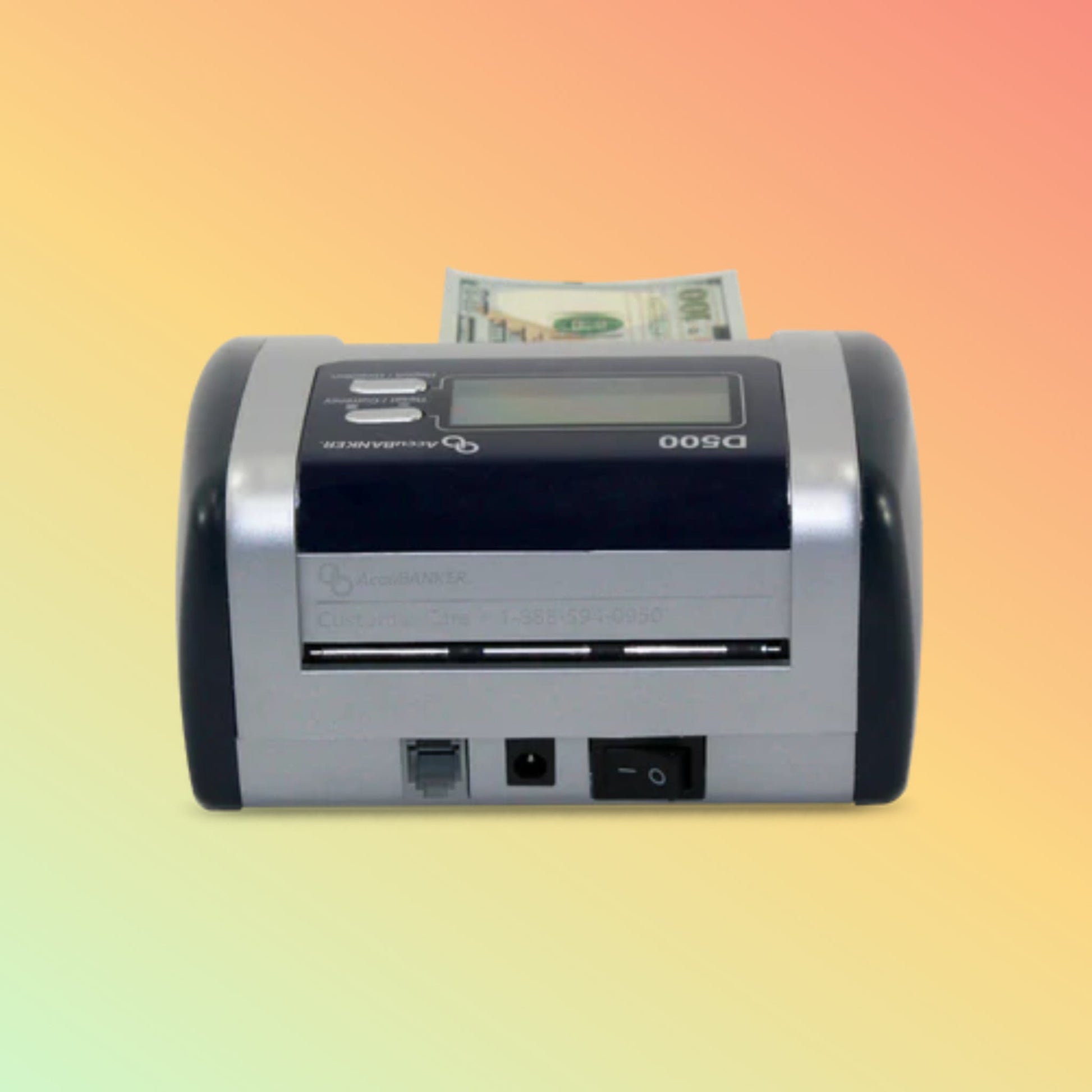 AccuBANKER D500 Automatic Counterfeit Bill and Value Detector - NEOTECH