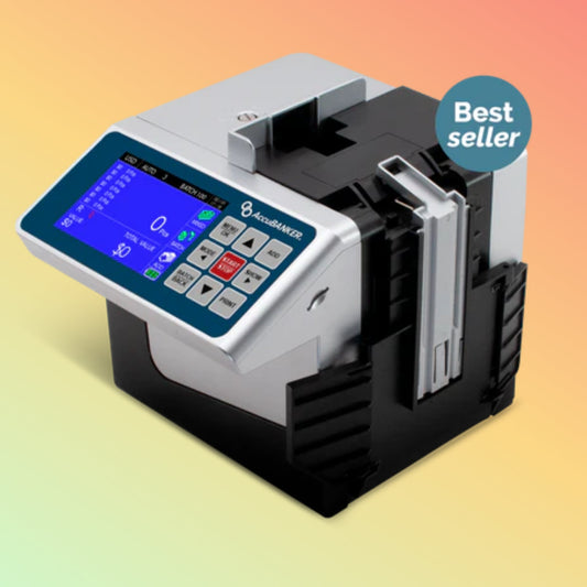 AccuBANKER D700 Duo Automatic Value and Counterfeit Bill Detector - NEOTECH