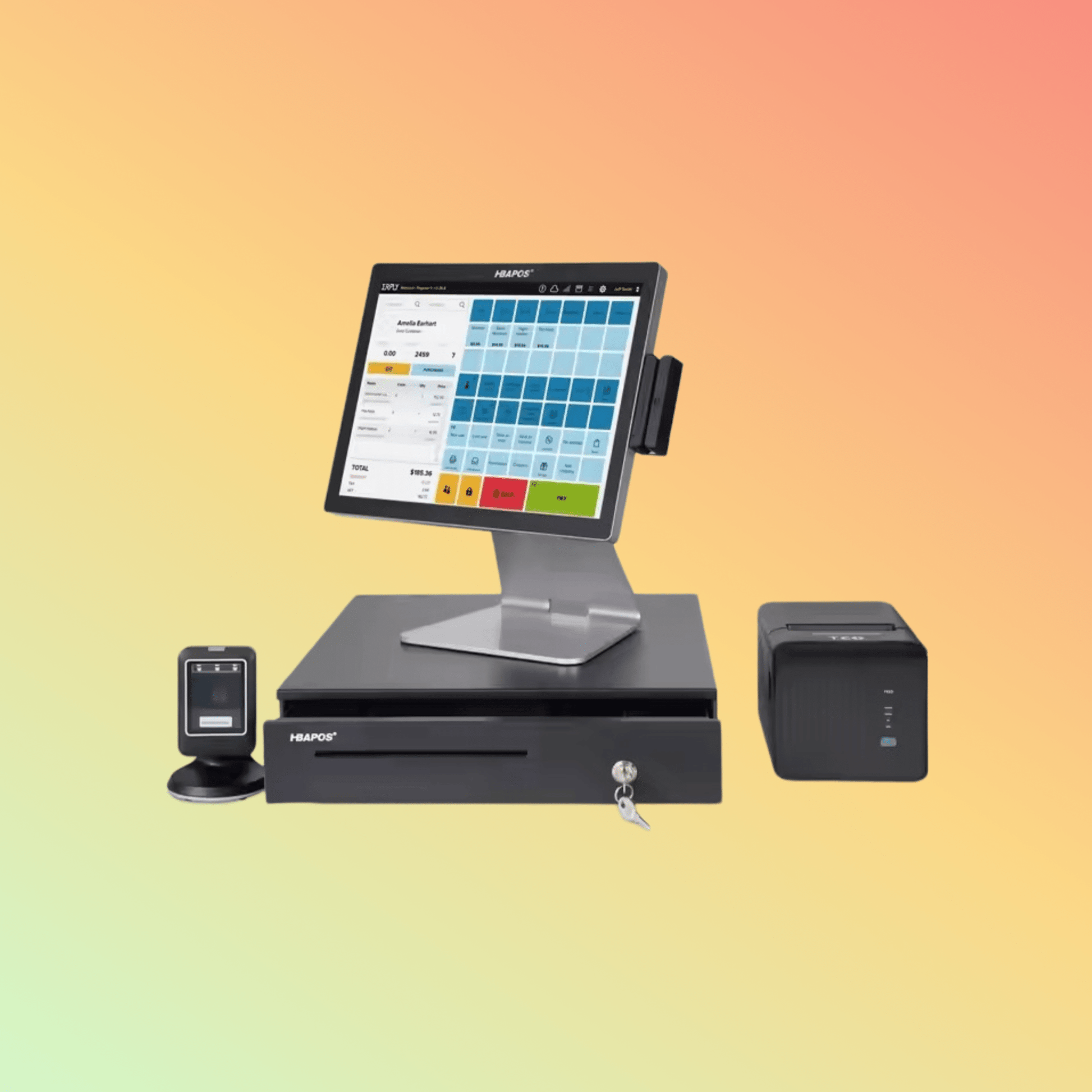 all in one pos system cash payment machine electronic machine automatic cash register - NEOTECH