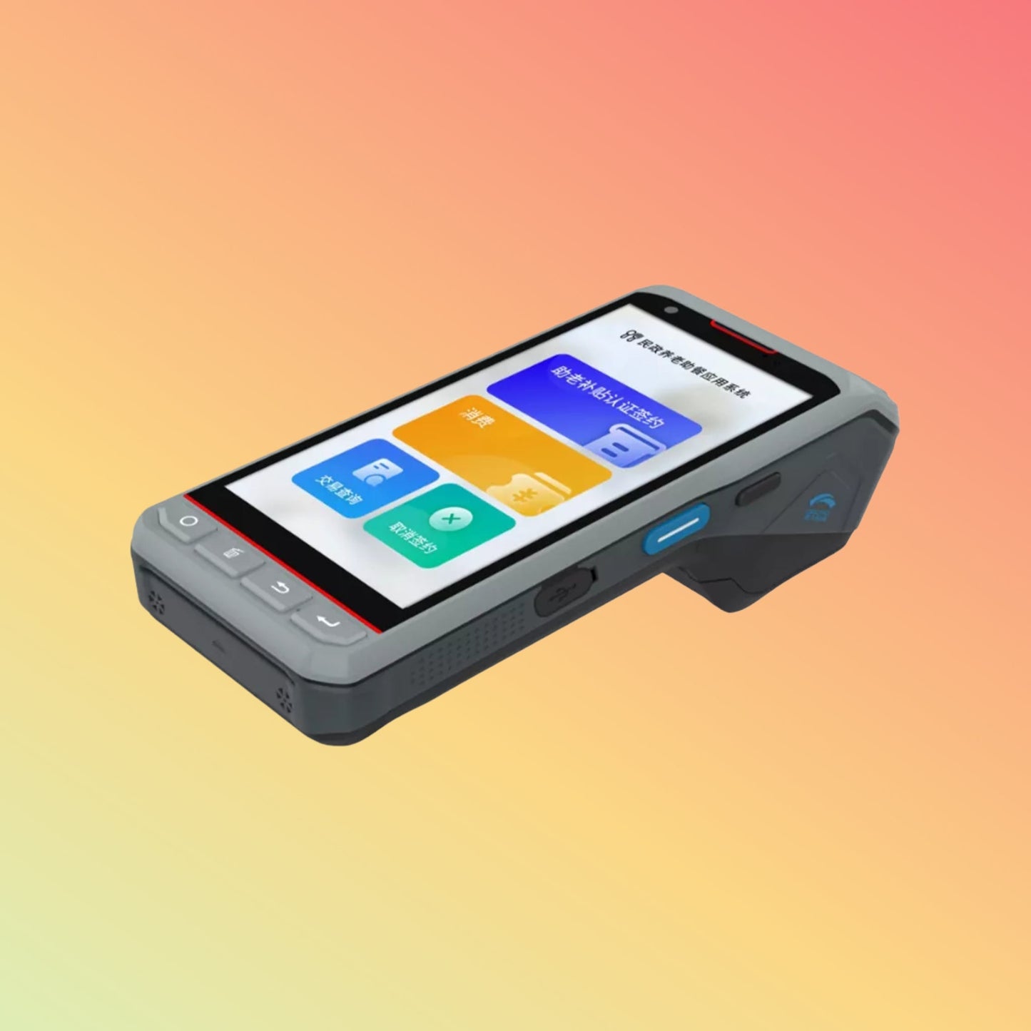 Android 10 Handheld Bus Ticket Terminal Portable NFC Smart Card Payment POS Machine with 58mm Printer P10 - NEOTECH