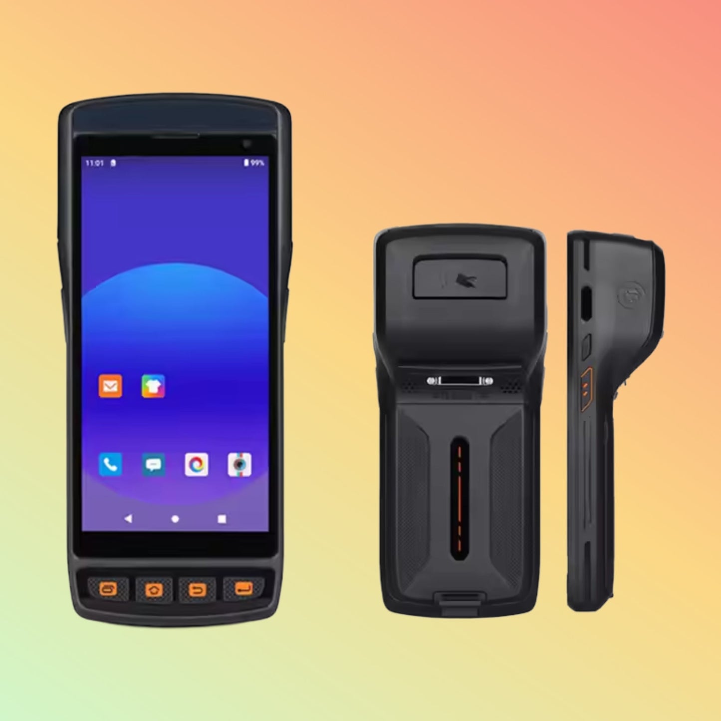Android 10/13 PDA with 1/2D Scanner, 4G/WiFi/NFC, IP65, Printer - NEOTECH
