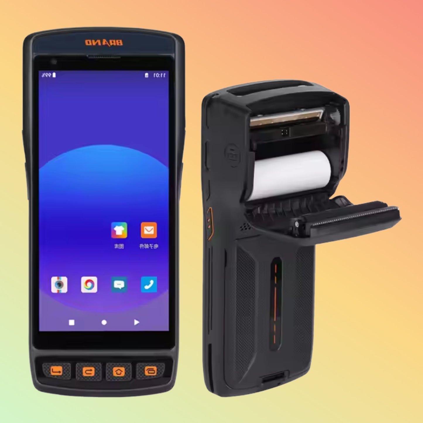 Android 11 Industrial PDA: 2D Barcode, NFC/RFID, Built - in Printer - NEOTECH