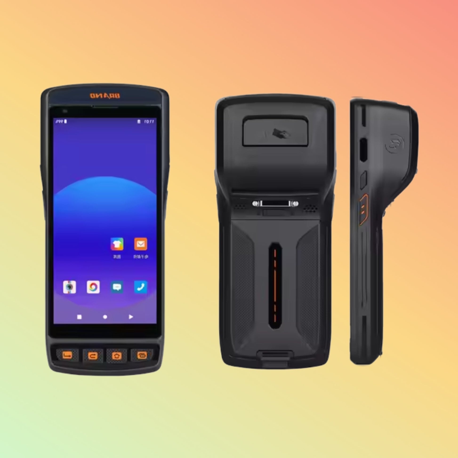 Android 11 Industrial PDA: 2D Barcode, NFC/RFID, Built - in Printer - NEOTECH