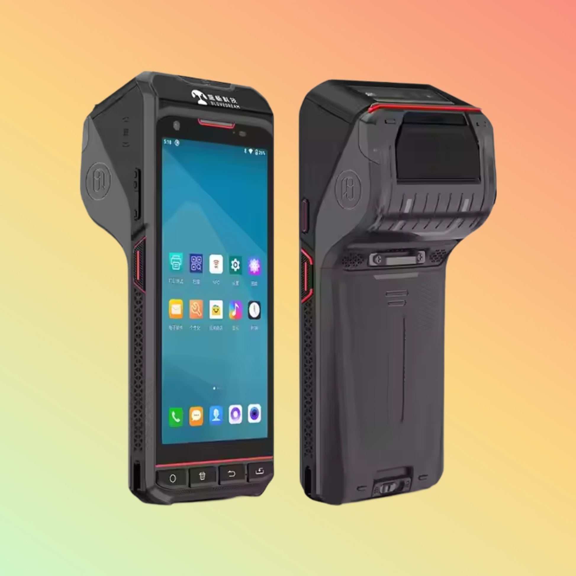 Android 13 POS PDA, 5.5" Screen, 4G, NFC, 2D Scanner, Printer, 64GB - NEOTECH