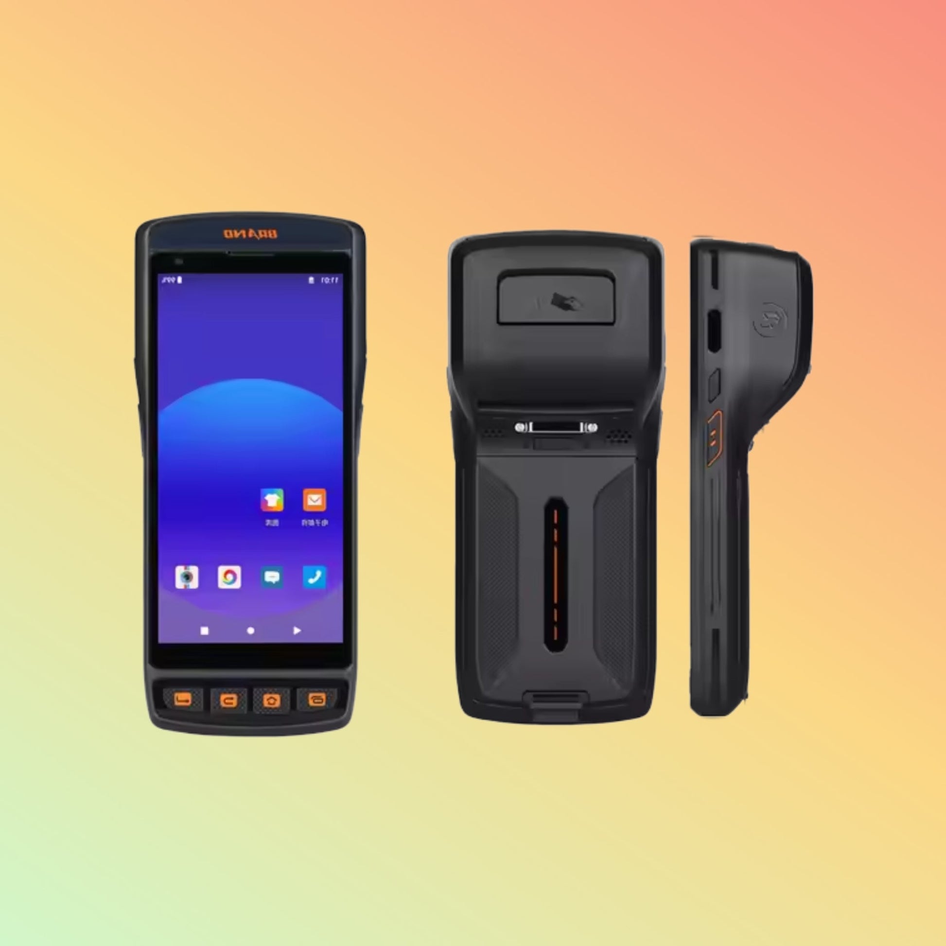 Android Handheld PDA Terminal 58MM Thermal Self - Adhesive Printer with RFID NFC - NEOTECH