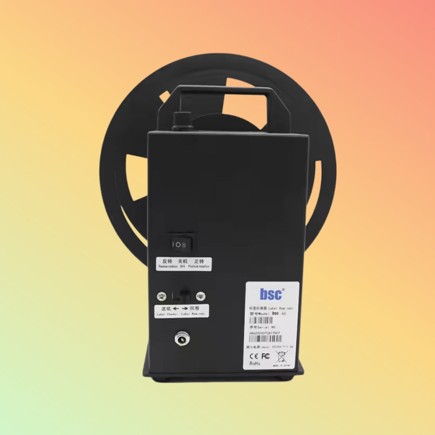 Automatic Label Rewinder for Barcode Printer - NEOTECH