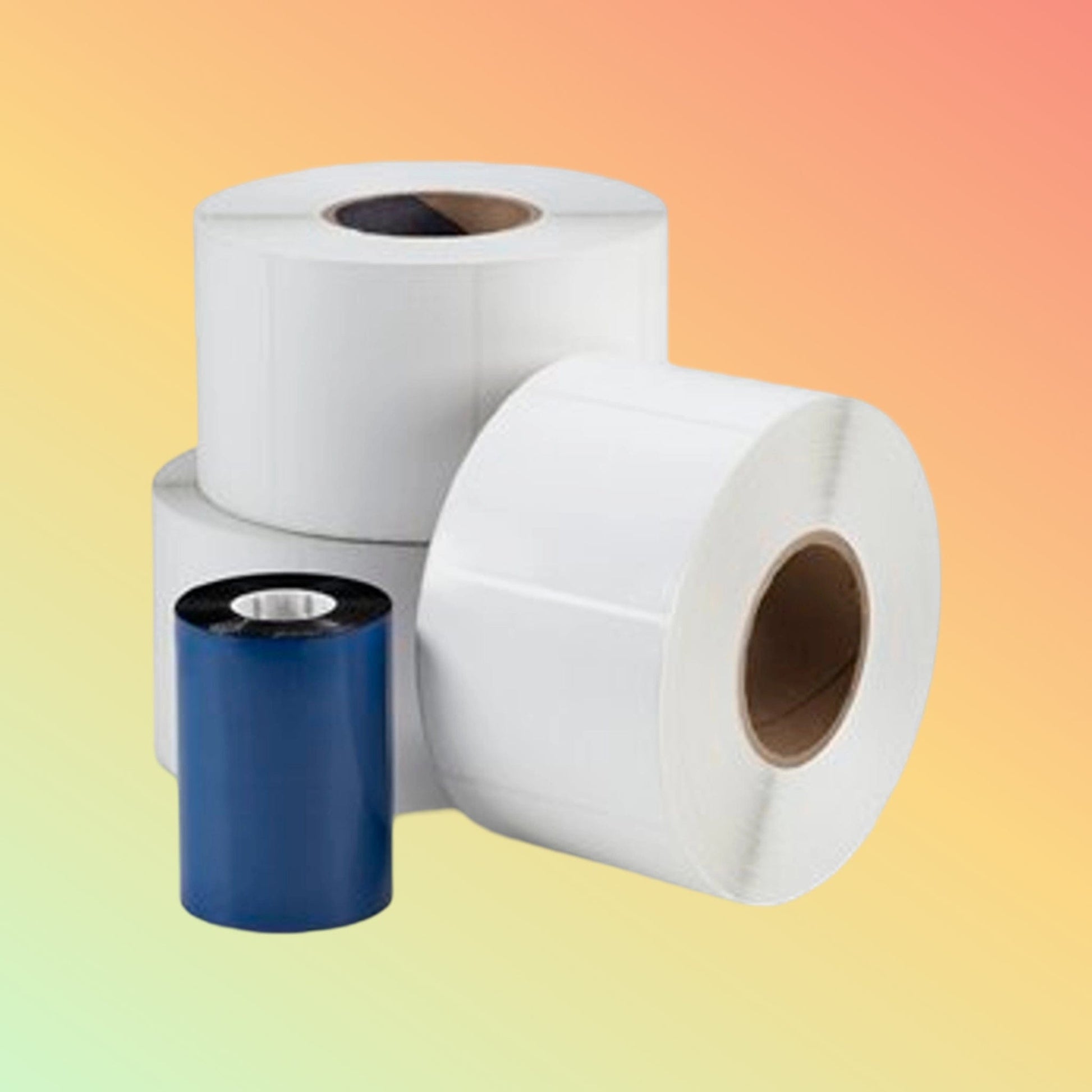 "Premium white thermal paper labels, 3 rolls with 500 each, compatible with eBay, Amazon shipping, resists water and dust."