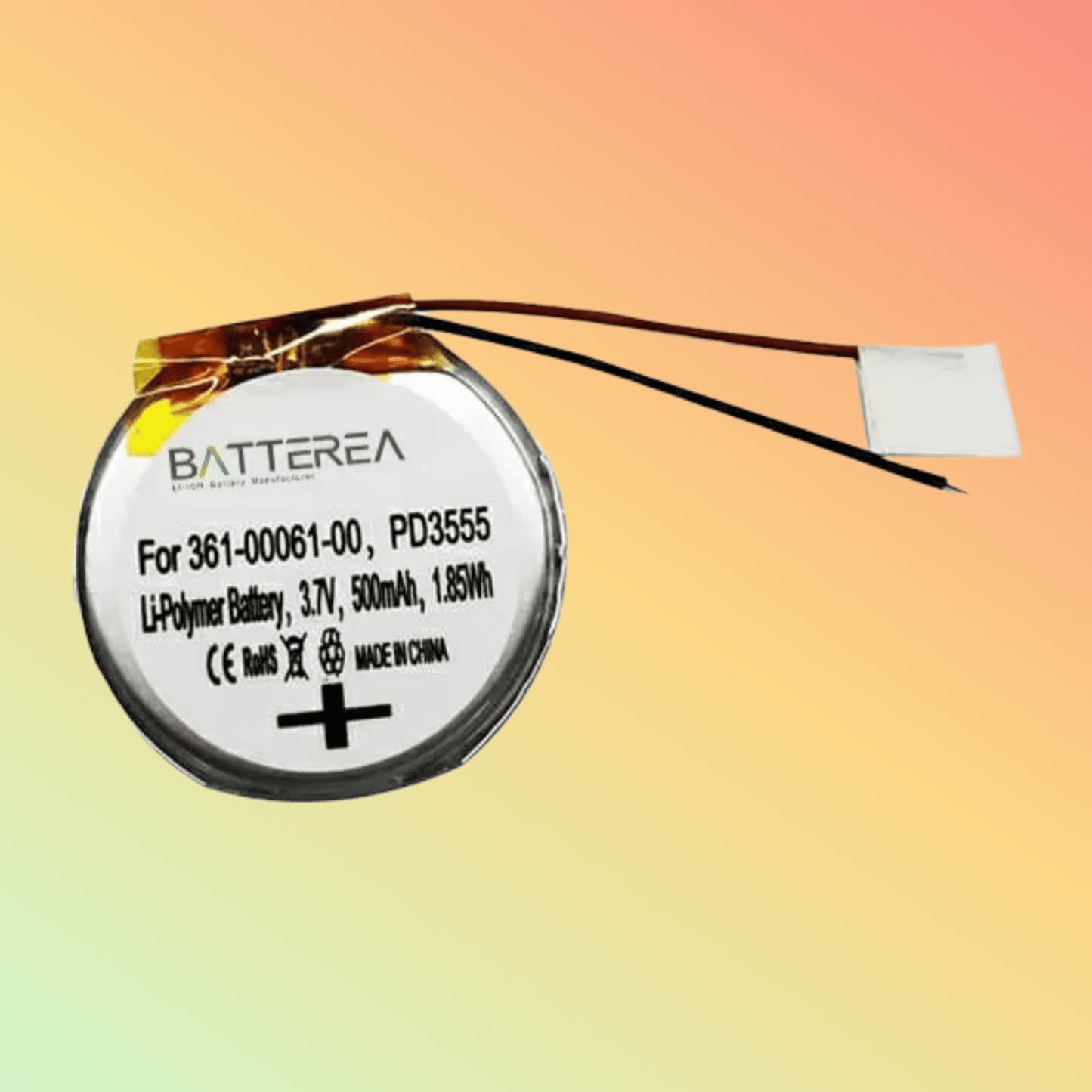 Batterea 500mAh 3.7V replacement battery for Garmin Fenix 1, 2, replaces 361 - 00061 - 00,PD3555, li - polymer - NEOTECH