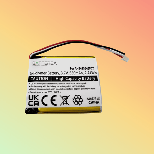 Batterea 650mAh 3.7V battery replacement for Sennheiser PXC 550 replaces AHB413645PCT Li - polymer - NEOTECH