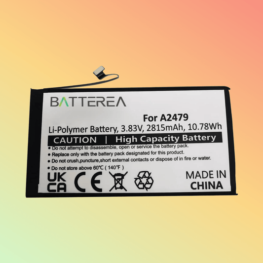 Batterea battery replacement for Apple iPhone 12 replaces A2479 Li - Polymer 3.83V 2815mAh 10.78Wh - NEOTECH