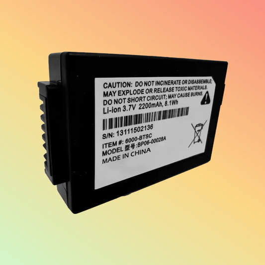Batterea battery replacement for honeywell dolphin 6100, dolphin 6110, dolphin 6500 ,replace for 6000 BTSC, BP06 - 00028A,3.7V 2200mah li - ion - NEOTECH