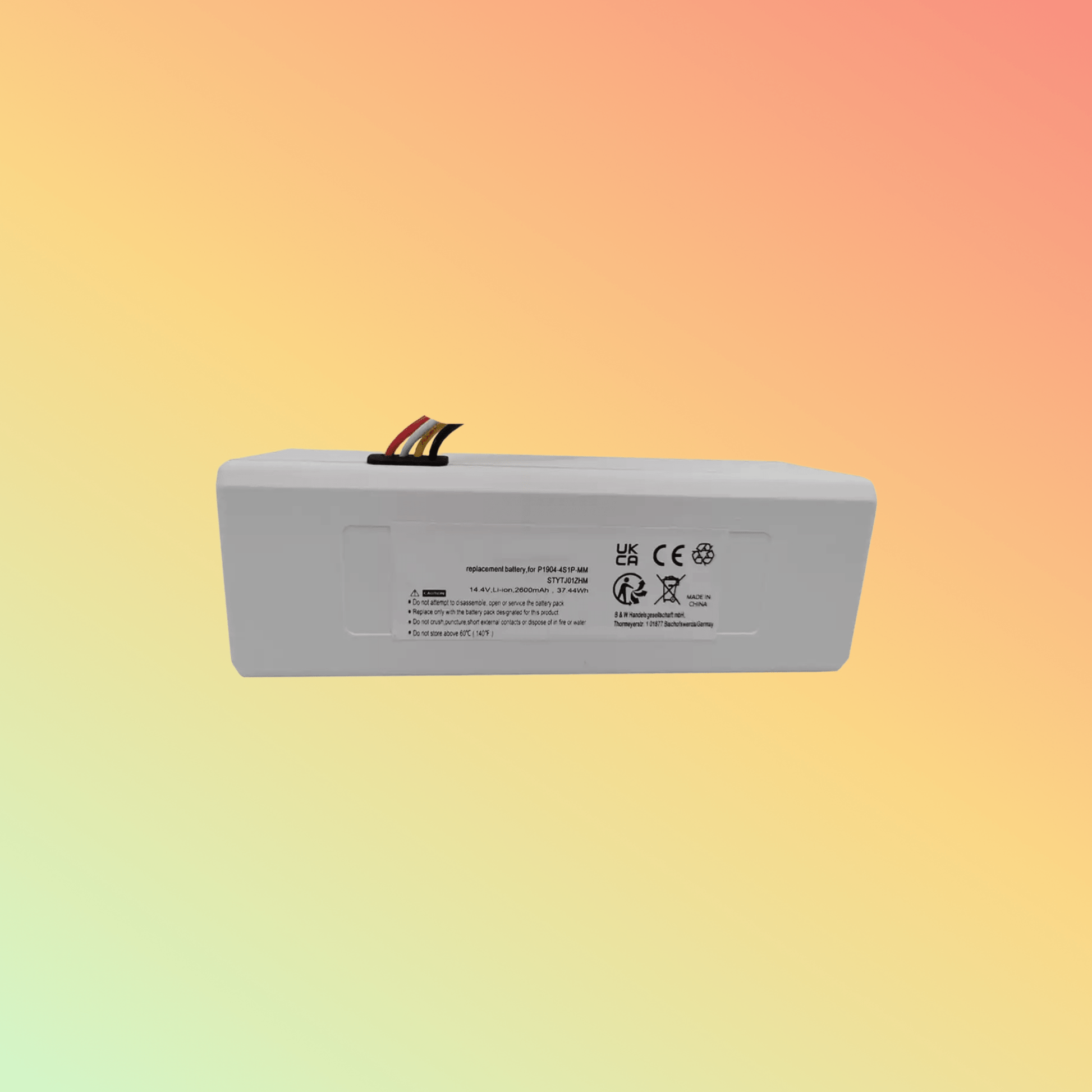 BATTEREA battery replacement for Xiaomi, replaces P1904 - 4S1P - MM STYTJ01ZHM, 14.4V, 2600mAh - NEOTECH