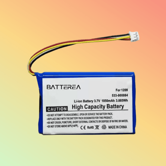 Batterea replacement battery for Logitech Harmony replaces 1209 533 - 000084 Li - ion 3.7V 1050mAh - NEOTECH