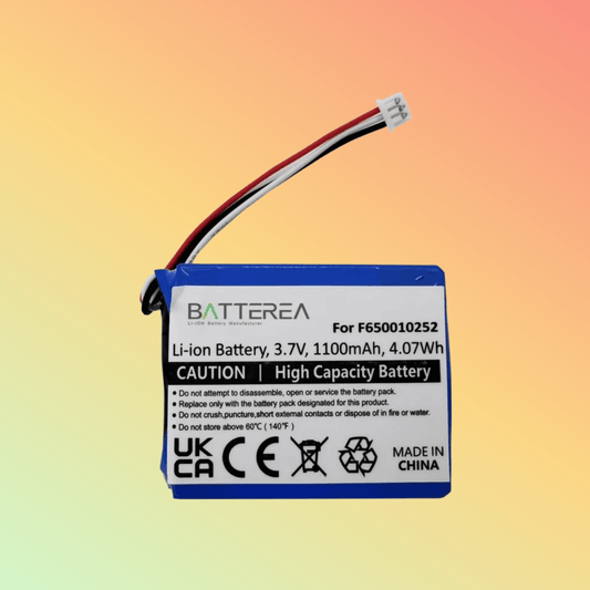 Batterea Replacement battery for TomTom One, One Europe, replaces F650010252, Li - Ion, 1100mAh 3.7V - NEOTECH