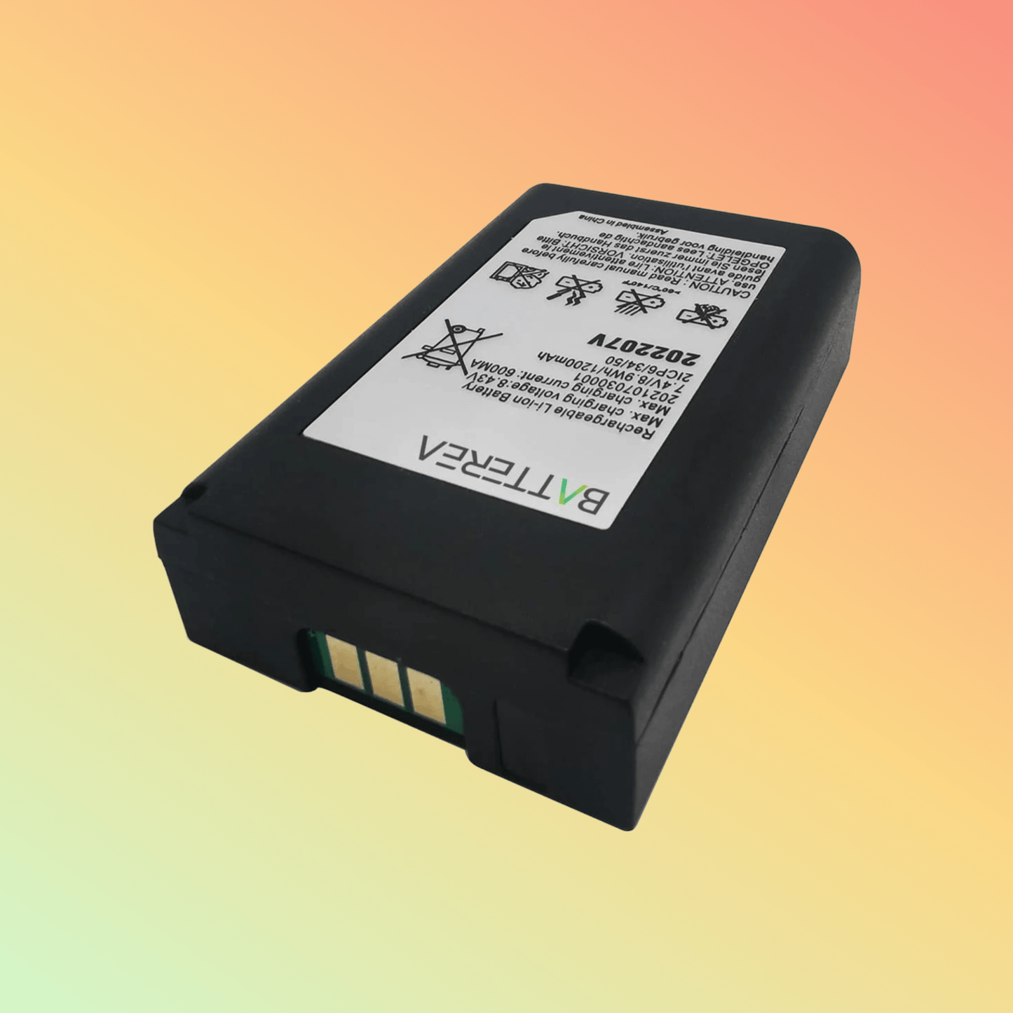 BATTEREA Replacement battery for YOXIMO WorldLine, replace for 3034110103 7.4V 1150mAh Li - ion 2ICP6/34/50 201804V - NEOTECH