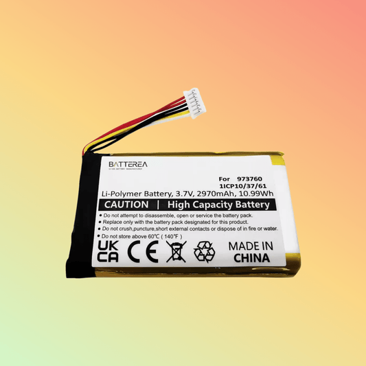 Batterea replacement for DJI Mavic Pro replaces 973760,1ICP10/37/61, 3.7V 2970mAh - NEOTECH