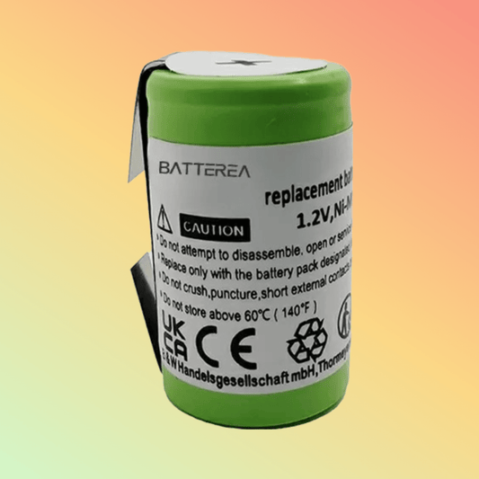 Batterea Shaver replacement battery for BRAUN 2500, 2501, 2505, 2515, 3000, 3510, 3512, 3525, replaces 7BF21C, ULT - 5, ULT - 7, ULT - 9, Ni - MH, 1.2V, 1100mAh - NEOTECH