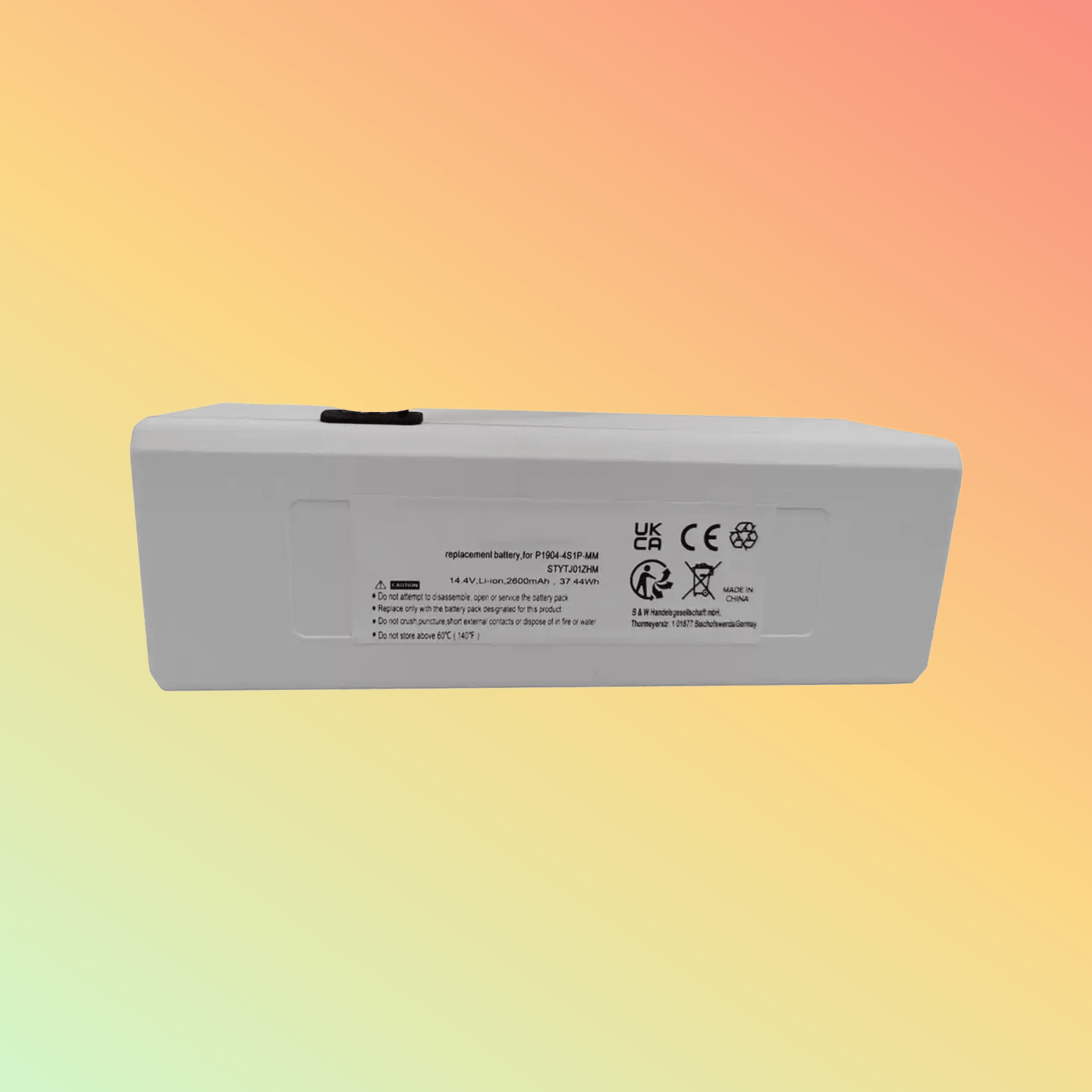 Batterea Vaccum cleaner battery replacement for Xiaomi, replaces P1904 - 4S1P - MM STYTJ01ZHM, 14.4V, 2600mAh - NEOTECH