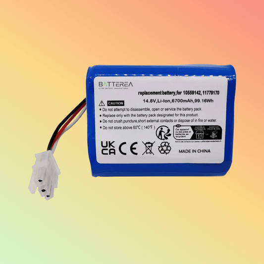 Batterea Wholesales Vacuum cleaner battery replacment for Miele Scout RX2, RX3, replaces 10559142, 11779170, Li - ion, 14.8V, 5200mAh - NEOTECH
