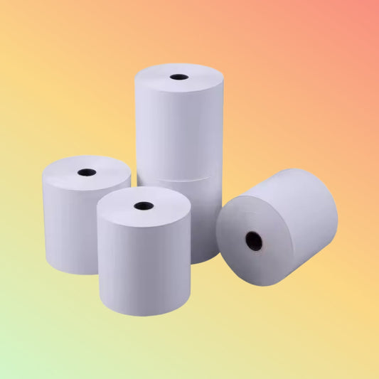 BPA - Free ATM Thermal Paper Rolls, 55gsm, 57mm–80x80, Custom Size - NEOTECH