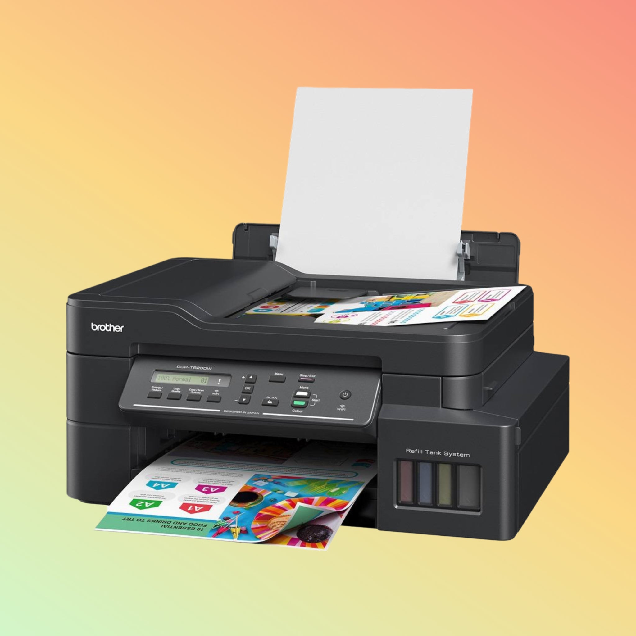 Brother DCP-T820DW Ink Tank Printer – High-Speed, Duplex, Wireless ...