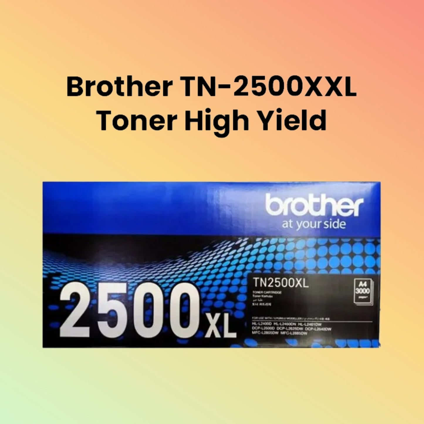 Brother TN - 2500XL Black Toner for HL - L2460DN | 3,000 Pages - NEOTECH