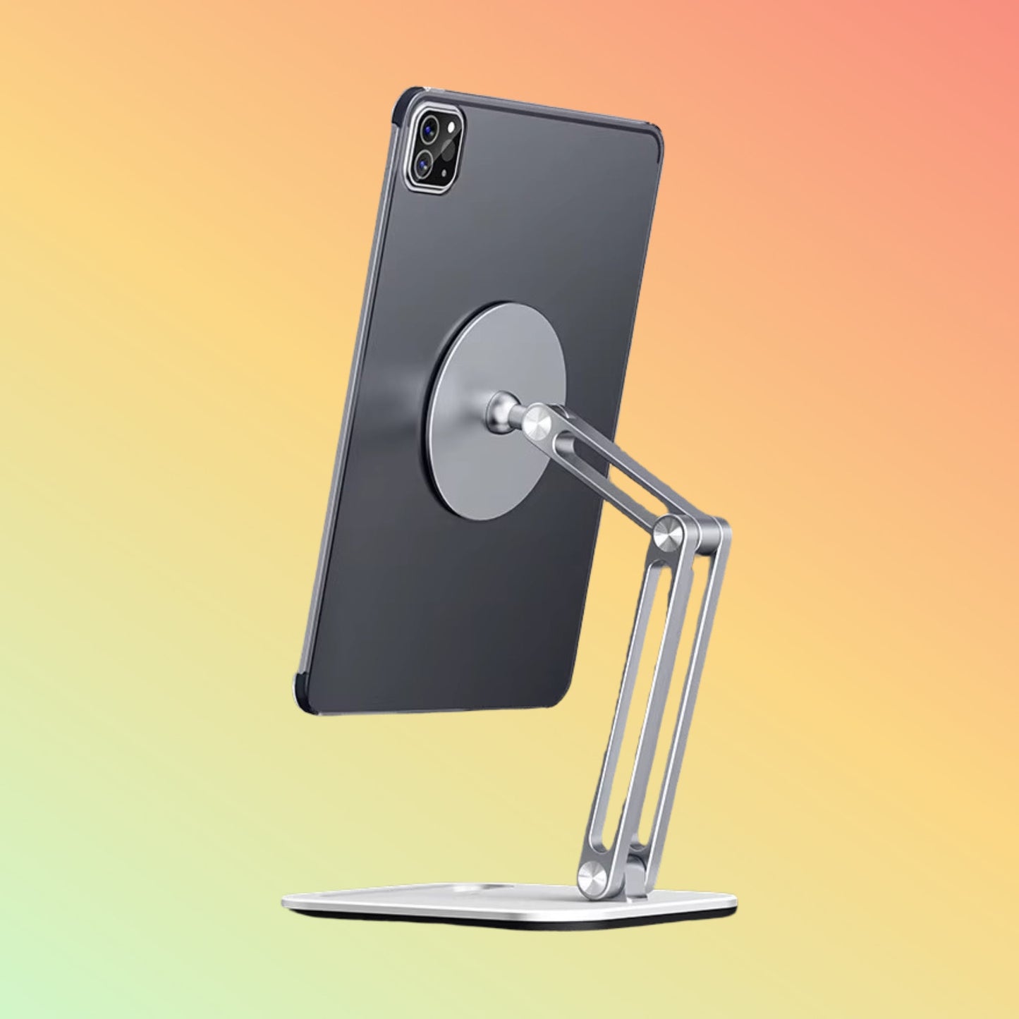 C47 Foldable Magnetic Tablet Stand – 360° Aluminum Base - NEOTECH