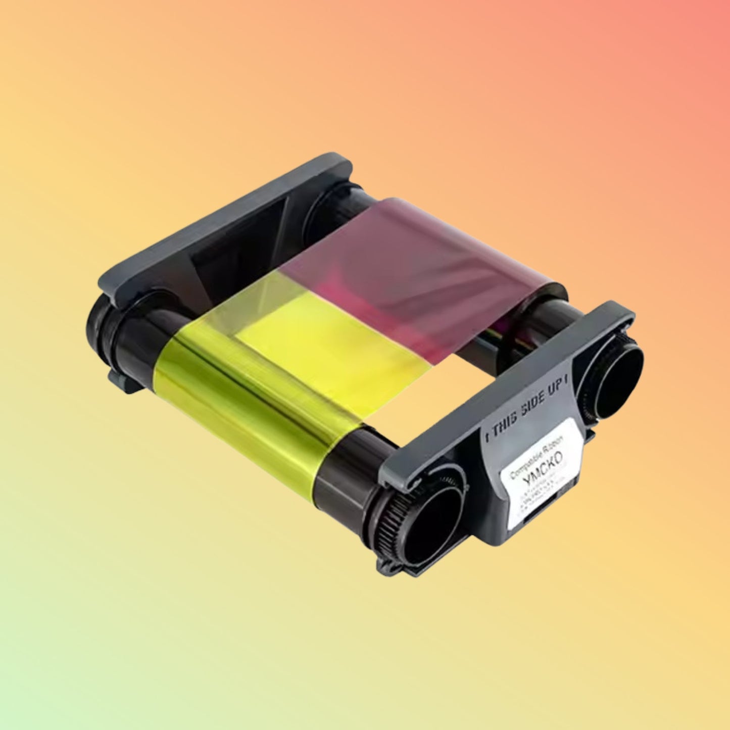 CBGR0100C Badgy100 / 200 YMCKO Color Ribbon 100 Prints/Roll - NEOTECH
