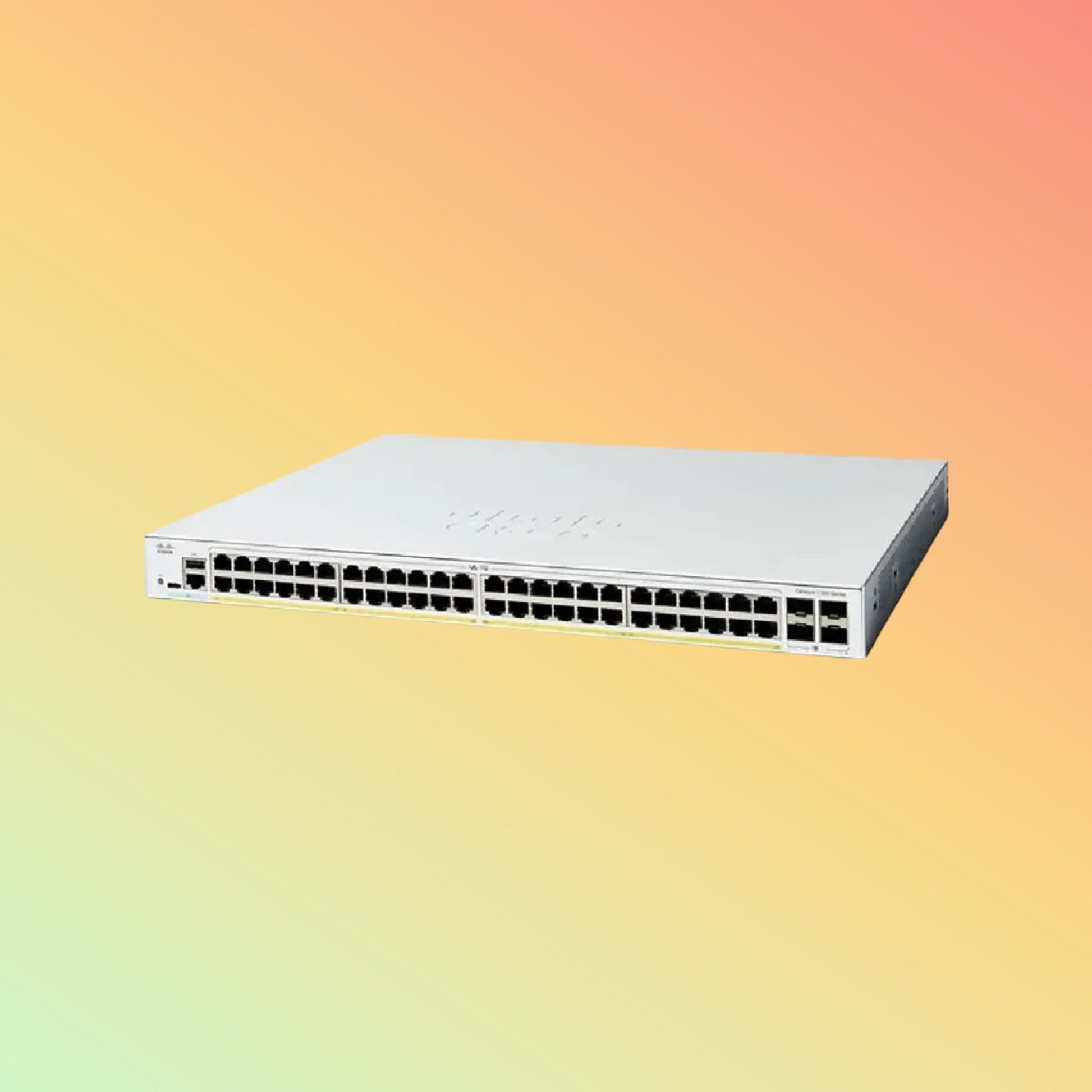 Cisco C1300 Managed Switch – 176Gbps, 130.94Mpps, 375W PoE, 48 RJ45, 4 SFP+ Ports - NEOTECH