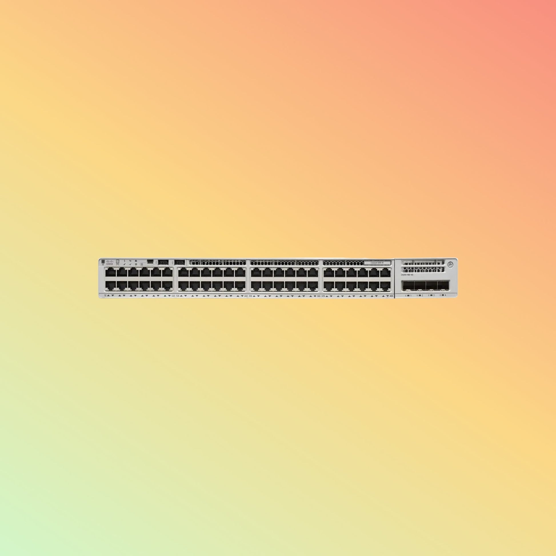 Cisco Catalyst 9200 – 176Gbps, 130.95Mpps, 48 RJ45 Ports - NEOTECH