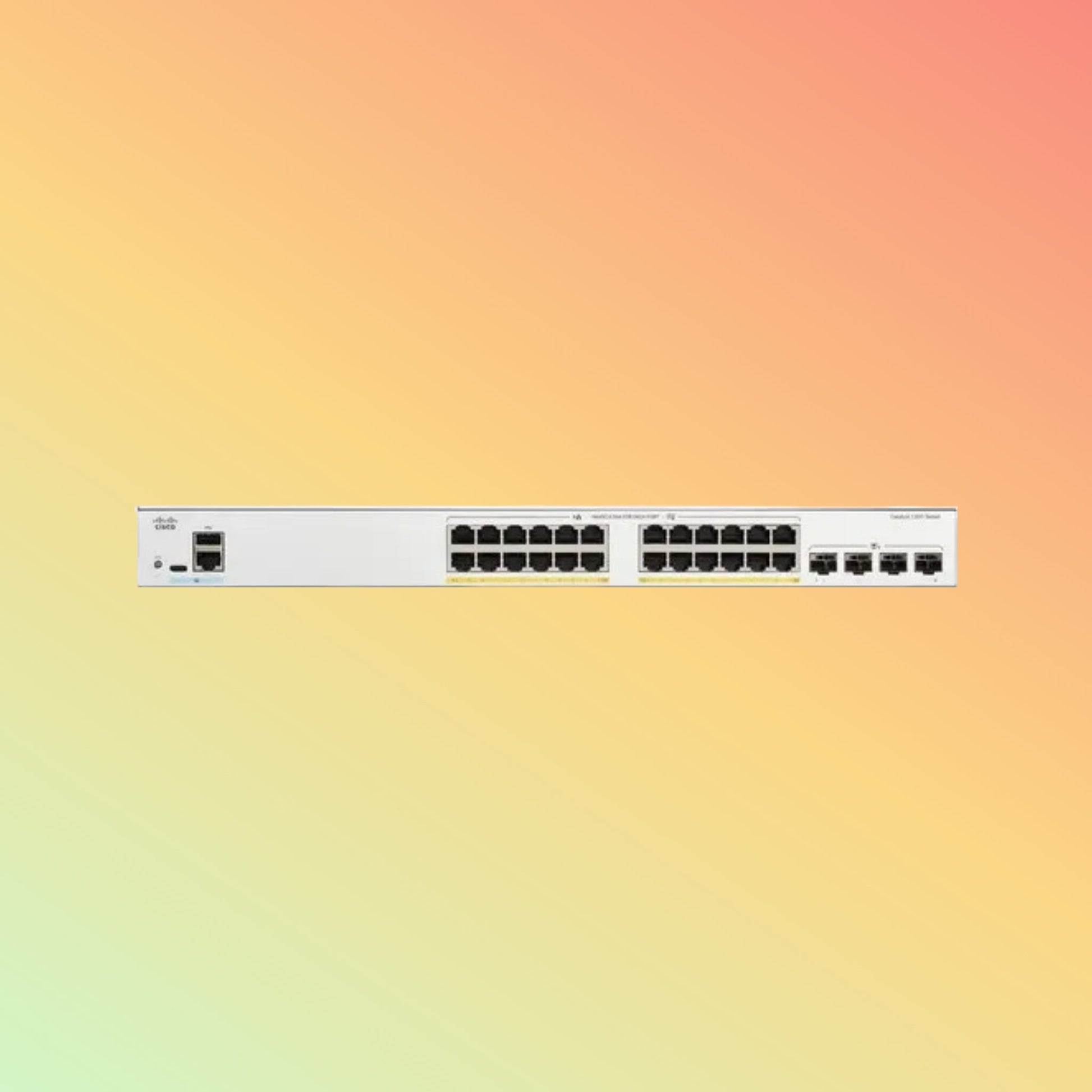 CISCO Catalyst C1200 – 128Gbps, 24xRJ45, 4xSFP, 195W PoE - NEOTECH