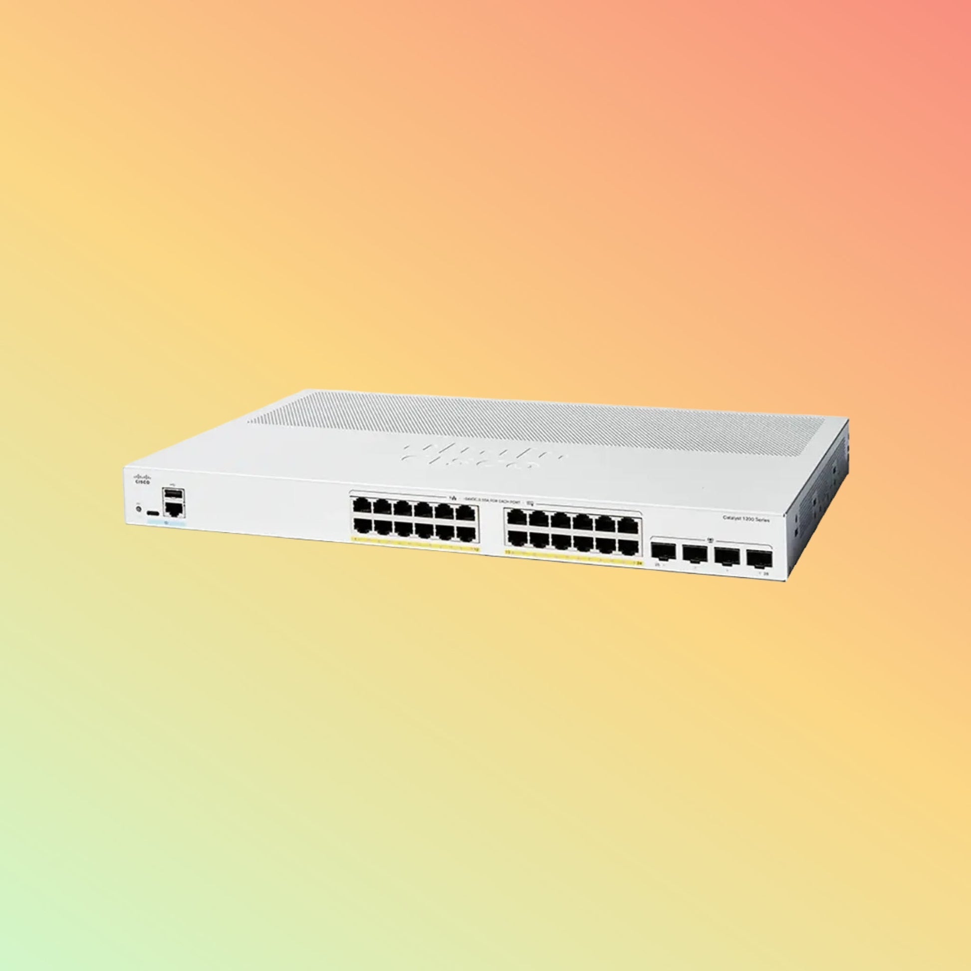 CISCO Catalyst C1200 – 128Gbps, 24xRJ45, 4xSFP, 375W PoE - NEOTECH