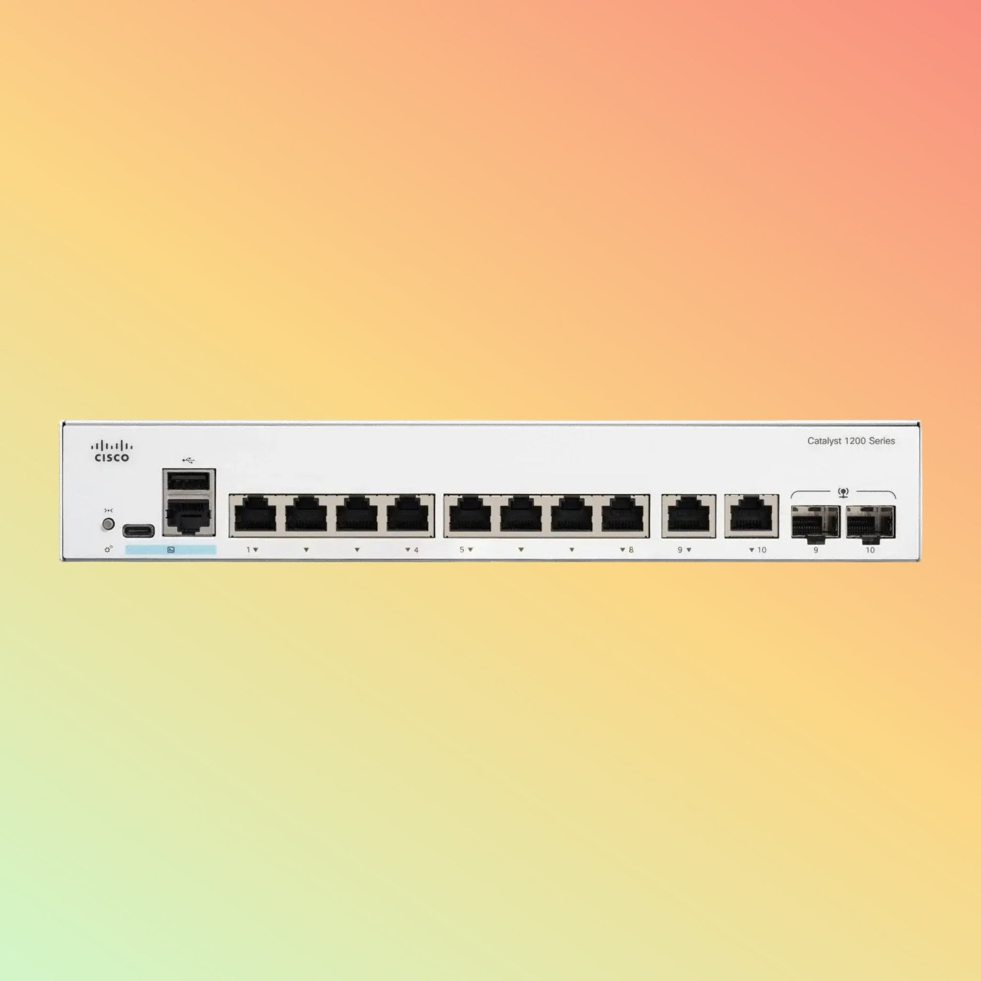 Cisco Catalyst C1200 – 16Gbps, 11.90Mpps, 8 RJ45, 2 Combo Ports - NEOTECH